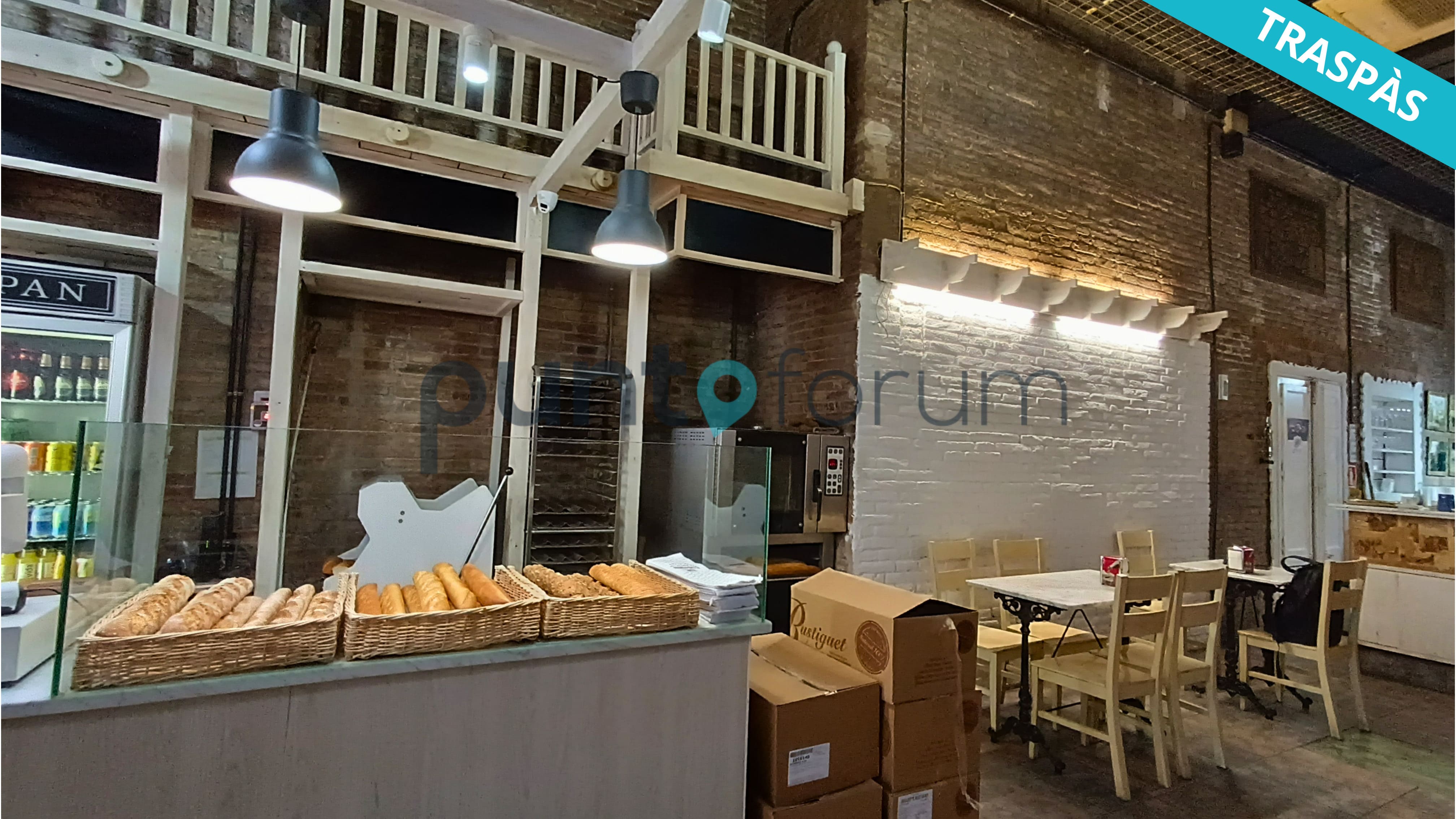 Panadería con licencia de degustación en una de las zonas más transitadas de Barcelona